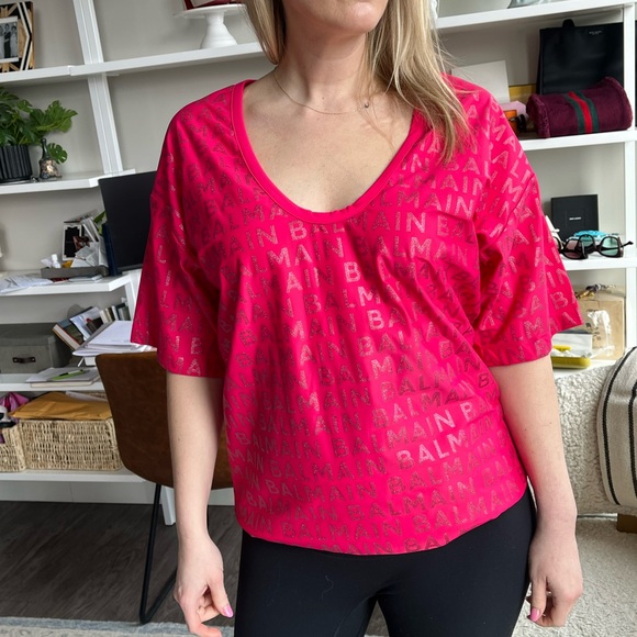 Balmain Pink Women's Top - Picture 5 of 6